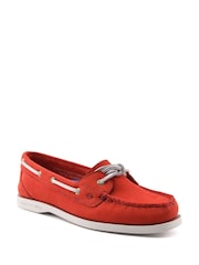 Sperry Red Authentic Original 1 Eye Boat Shoes - Image 2 of 4