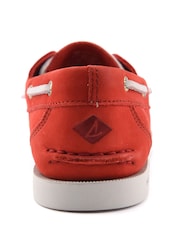 Sperry Red Authentic Original 1 Eye Boat Shoes - Image 4 of 4