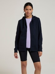 Mountain Warehouse Blue Womens Essentials Full Zip Hoodie - Image 1 of 4