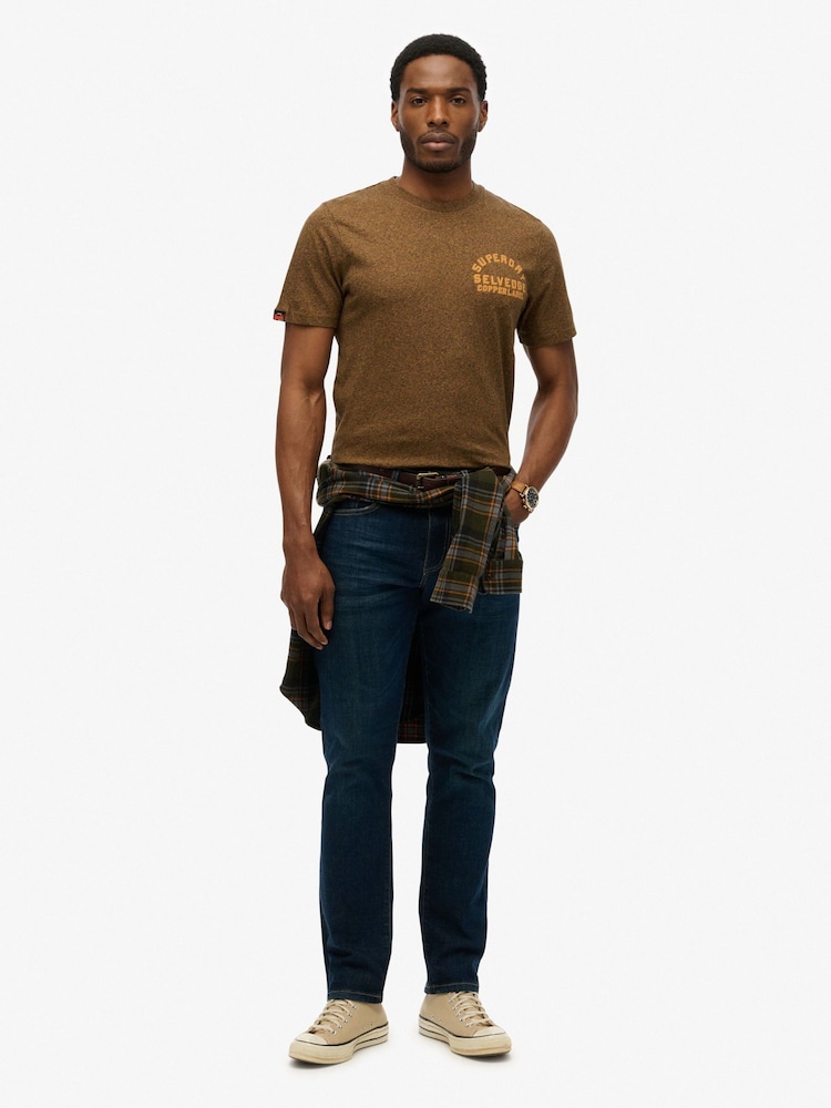 Superdry Relaxed 100% Cotton Copper Label T-Shirt - Image 3 of 6