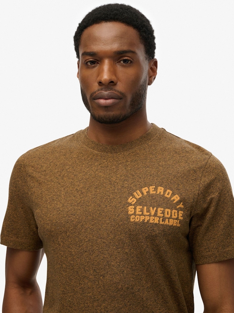 Superdry Relaxed 100% Cotton Copper Label T-Shirt - Image 4 of 6