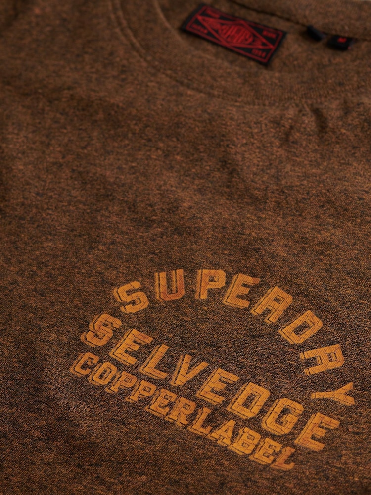 Superdry Relaxed 100% Cotton Copper Label T-Shirt - Image 6 of 6