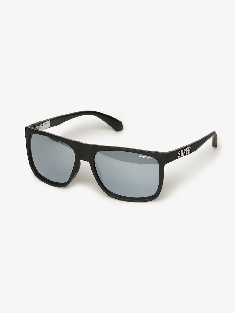 Superdry Black Square Sports Sunglasses - Image 2 of 2