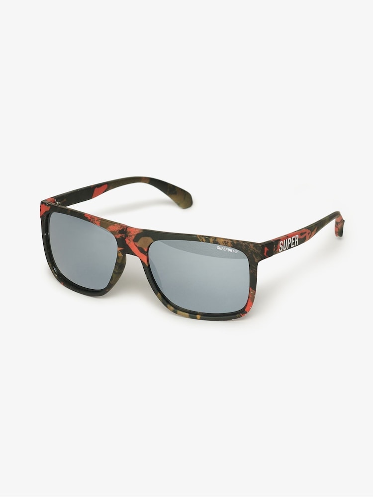 Superdry Orange Square Sports Sunglasses - Image 2 of 2