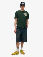 Camiseta deportiva estilo vintage de algodón 100 % y manga corta de Superdry - Imagen 1 de 3