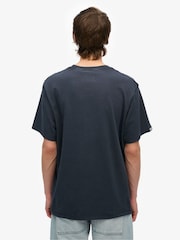 Superdry Blue 100% Cotton Athletic Essential Graphic T-Shirt - Image 2 of 3