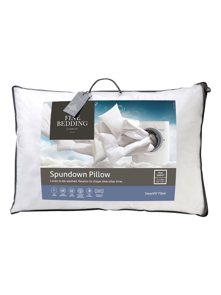 The Fine Bedding Company 2 Pack Spundown Med Pillows - Image 4 of 4
