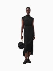 AllSaints Black Rayanna Dress - Image 1 of 7