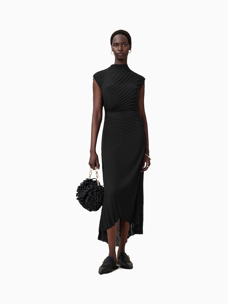 AllSaints Black Rayanna Dress - Image 1 of 7