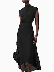 AllSaints Black Rayanna Dress - Image 4 of 7