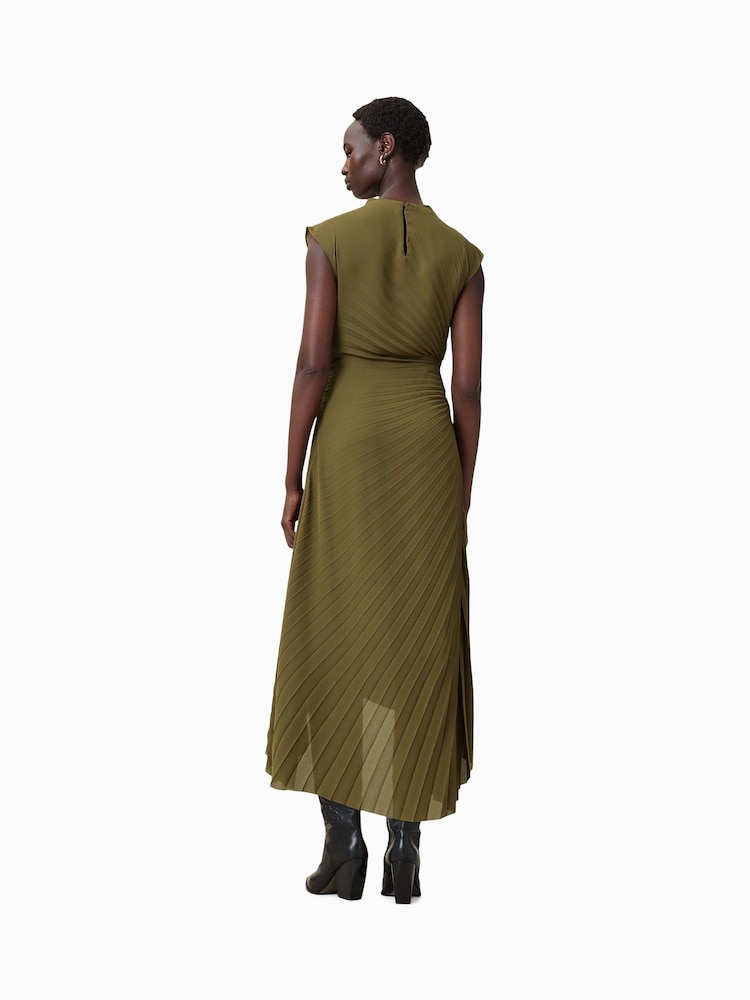 AllSaints Green Rayanna Dress - Image 2 of 10