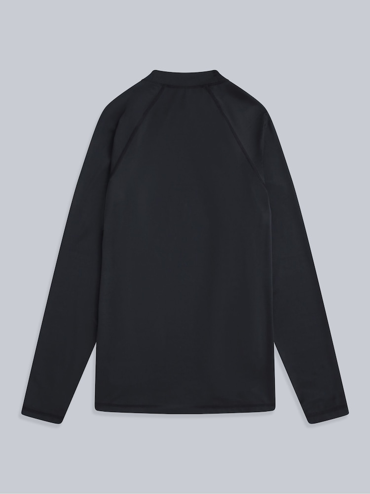 Animal Black Mens Sonny Logo Quick Drying Rash Vest - Image 2 of 4