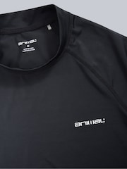 Animal Black Mens Sonny Logo Quick Drying Rash Vest - Image 3 of 4