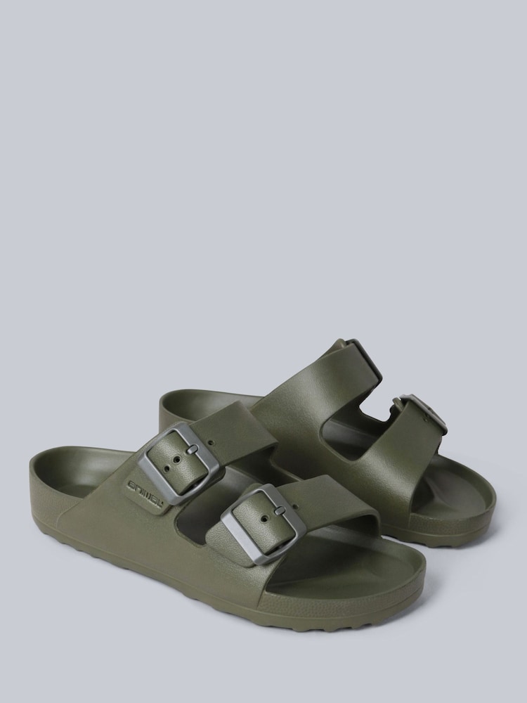 Animal Green Womens Shore Sliders - Image 1 of 5