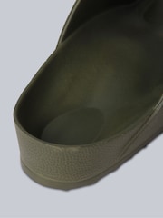 Animal Green Womens Shore Sliders - Image 4 of 5
