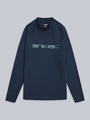 Animal Blue Mens Sonny Logo Quick Drying Rash Vest - Image 1 of 5