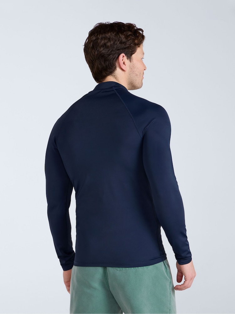 Animal Blue Mens Sonny Logo Quick Drying Rash Vest - Image 2 of 9 Animal Blue Mens Sonny Logo Quick Drying Rash Vest - Image 2 of 9