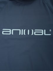 Animal Blue Mens Sonny Logo Quick Drying Rash Vest - Image 5 of 5