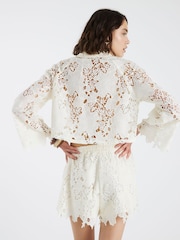 River Island Cutwork Sequin Shirt - Imagen 2 de 4