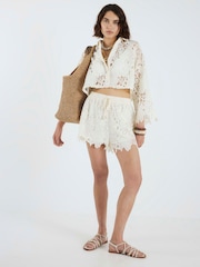 River Island Cutwork Sequin Shirt - Imagen 4 de 4