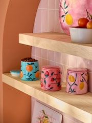 Set of 3 Multi Loreto Fruit Storage Jars - Immagine 1 di 4