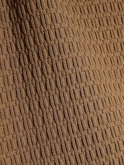 River Island Muscle Fit Textured Tipped Polo Shirt - Imagen 6 de 6
