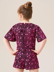 Angel & Rocket Red Nova Sequin Playsuit - Image 2 of 5