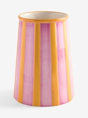 Pink Stripe Utensil Pot - Image 4 of 4