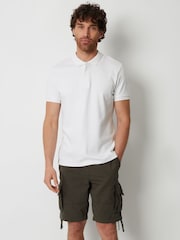 Threadbare Green 100% Cotton Cargo Shorts - Image 1 of 4