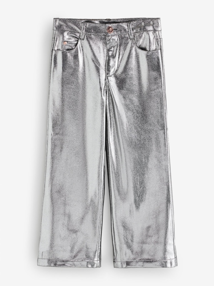 Angel & Rocket Silver Jaya Wide Leg Jeans - Image 1 of 5