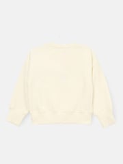 Angel & Rocket Natural Paige Bow Shoulder Sweatshirt - Image 5 of 6