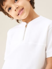 Angel & Rocket White Jose Varsity Collar Polo Shirt - Image 2 of 8