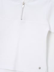 Angel & Rocket White Jose Varsity Collar Polo Shirt - Image 7 of 8