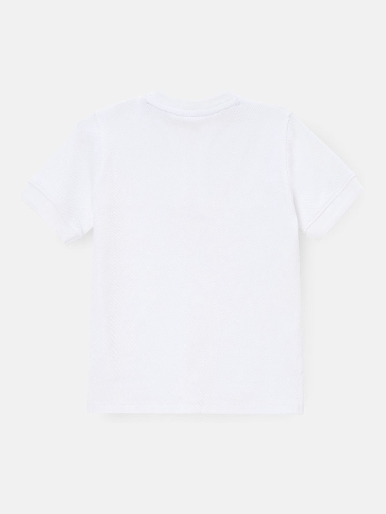 Angel & Rocket White Jose Varsity Collar Polo Shirt - Image 8 of 8