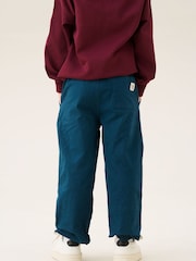 Angel & Rocket Blue Amir Cuffed Chinos Trousers - Image 2 of 4