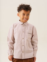 Angel & Rocket Pink Aiden Fine Stripe Shirt - Image 1 of 7
