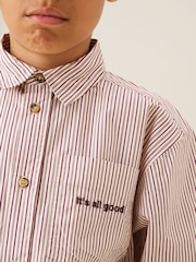 Angel & Rocket Pink Aiden Fine Stripe Shirt - Image 3 of 7