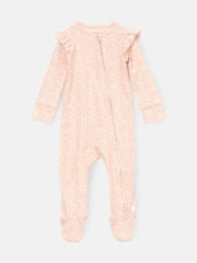 Angel & Rocket Pink Arabella Leopard Print Onesie W Headband - Image 2 of 4