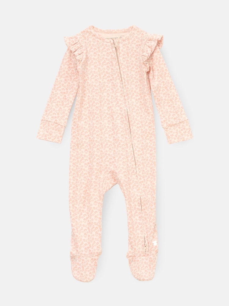Angel & Rocket Pink Arabella Leopard Print Onesie W Headband - Image 2 of 4