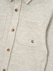 Angel & Rocket Grey Malik Quilted Knit Shirt - Image 3 of 3