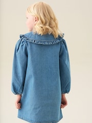 Angel & Rocket Aria Denim Embroidered Collar Dress - Imagen 3 de 5