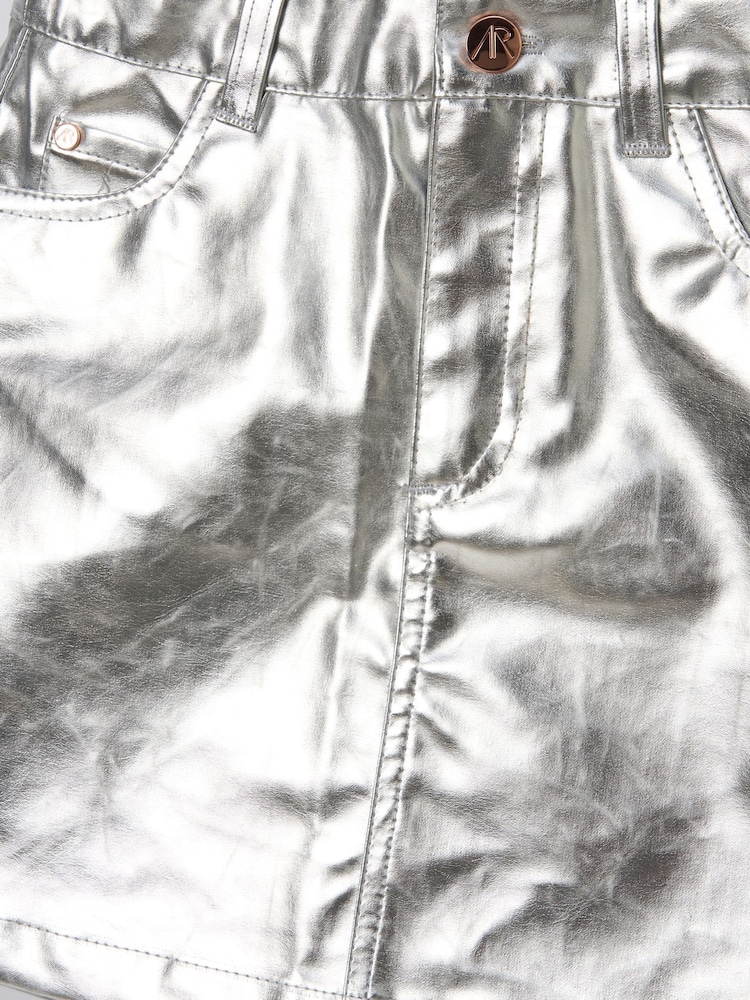 Angel & Rocket Silver Mallory Mini Skirt - Image 6 of 6