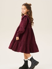 Angel & Rocket Purple AVA Bow Collar Cord Dress - Image 2 of 7