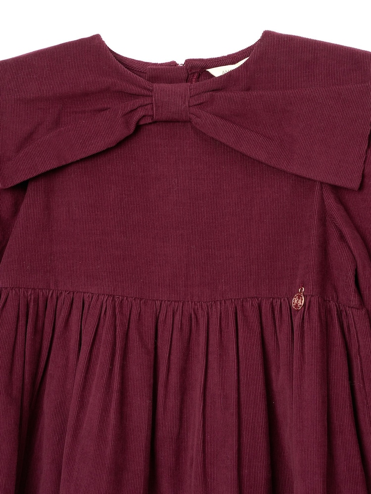 Angel & Rocket Purple AVA Bow Collar Cord Dress - Image 7 of 7