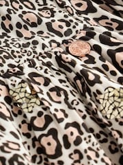 Angel & Rocket Brown Mindy Leopard Print Sequin Embellished Dress - Image 4 of 5