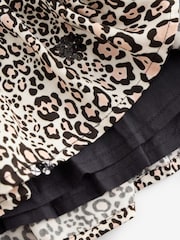 Angel & Rocket Brown Mindy Leopard Print Sequin Embellished Dress - Image 5 of 5