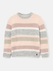 Angel & Rocket Pink Sloane Pretty Stripe Jumper - Image 5 of 7