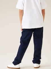 Angel & Rocket Blue Colton Twill Trousers - Image 4 of 4
