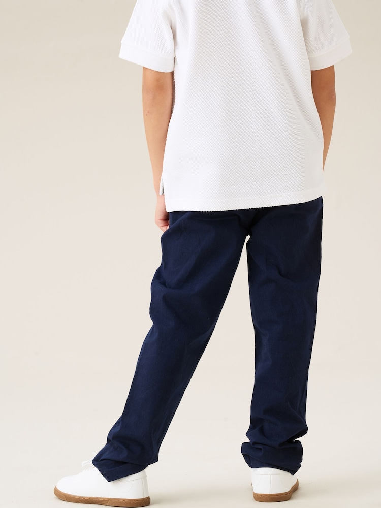 Angel & Rocket Blue Colton Twill Trousers - Image 4 of 4