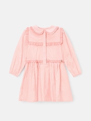 Angel & Rocket Pink Frankie Candy Stripe Shirt Dress - Image 6 of 8